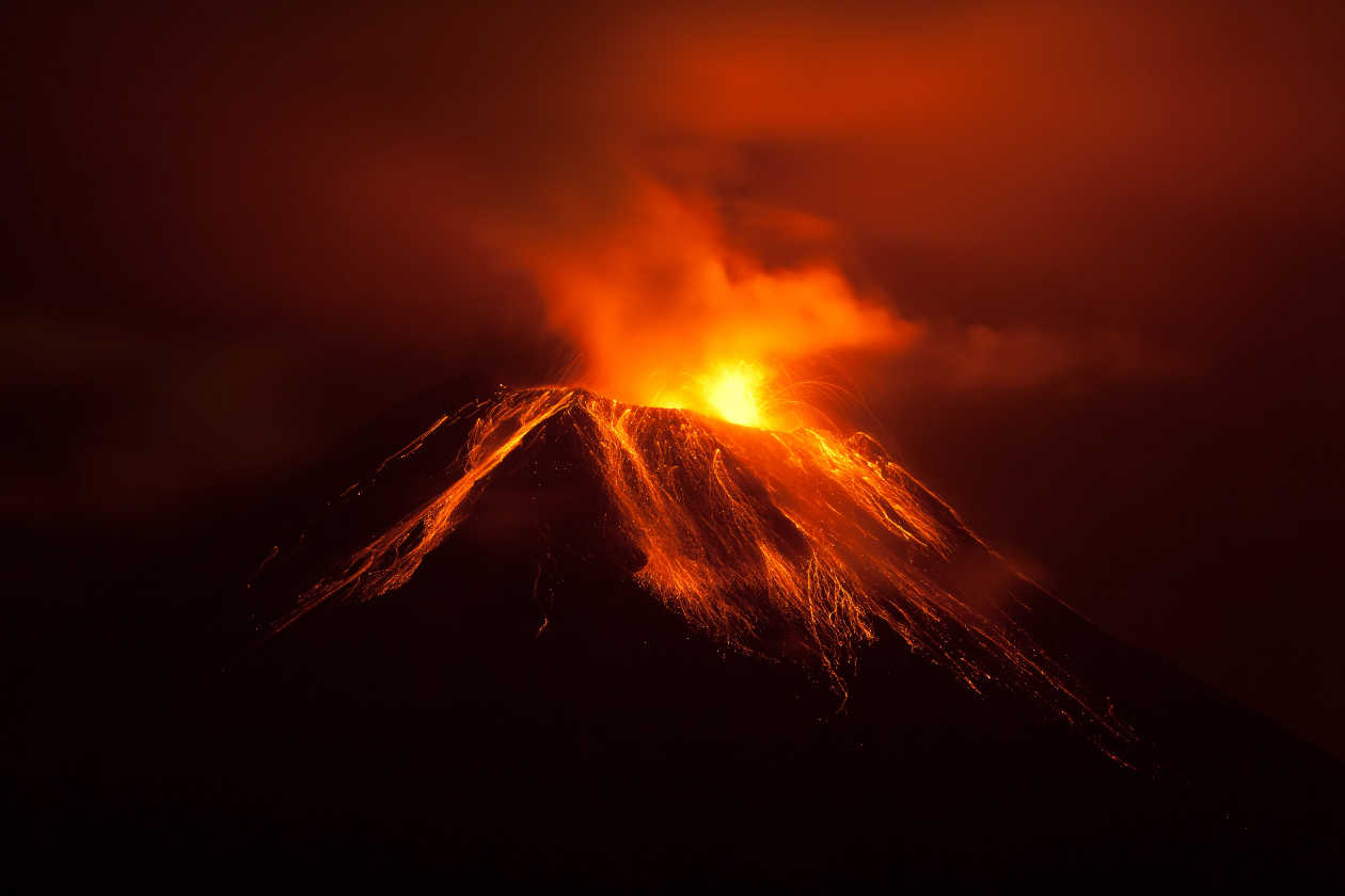 Puro Volcan En Erupción Maria 5487
